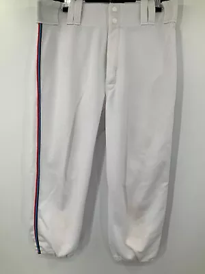 Banfield Miami Marlins Mlb White Majestic Game Used Pants 2019 Sz: 33 • $75