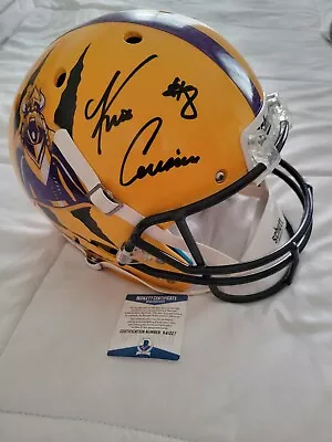 Kirk Cousins Autographed Vikings  Schutt Replica Full-Size Helmet - BAS • $160