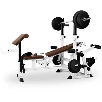 £158.32 • Buy Multi Gym Home Exercise Bike Leg Press Multi Gym Bench Equipment Weights Machine
