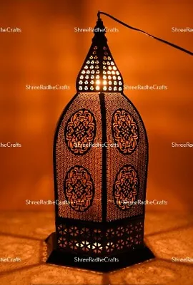 Moroccan Lantern Lamp Shades Lighting Turkish Hanging Lamp Hole Seljuks Pattern • $153.93