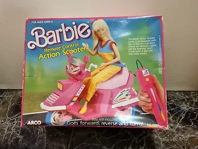 Vintage Barbie Remote Control Action Scooter (working) • $80