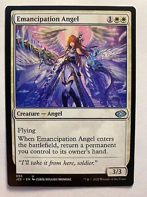 Emancipation Angel MTG Jumpstart 2022 NM Card Commander Magic Anime X1 Single • $0.99