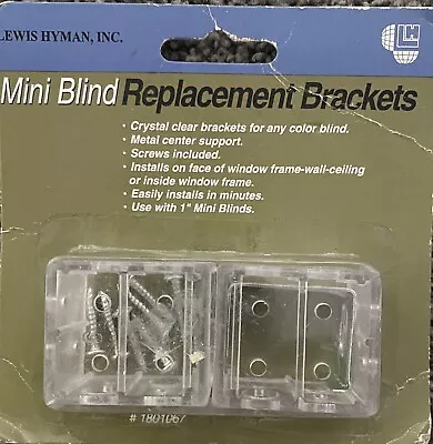 Mini Blind #1801067 Replacement Brackets Brand New • $8.99