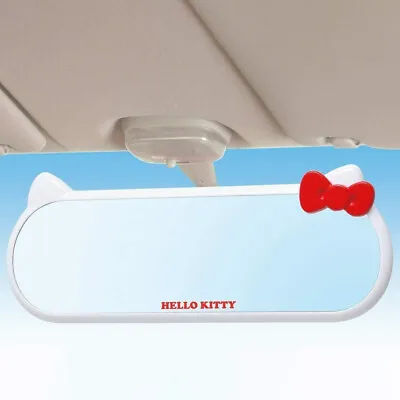 $24.99 • Buy Universal Cute Cartoon KItty Cat Car Rear View Mirror Decorate Lady Gift White