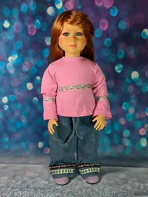 Caitie Original White Body Repaint My Twinn Doll 23 Inch Doll Purple Natural • $160