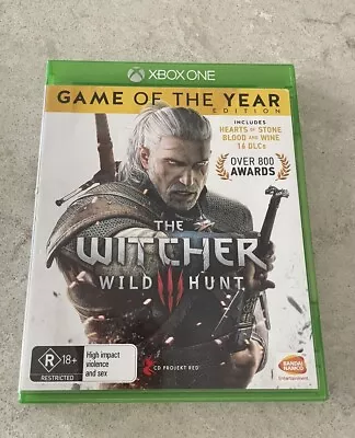 The Witcher 3 Wild Hunt Game Of The Year Edition GOTY For Microsoft Xbox One • $24.95