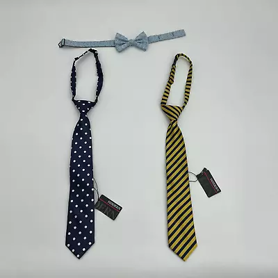 Little Boy Youth Pre-Tied Neckties And Bowtie  • $20.95