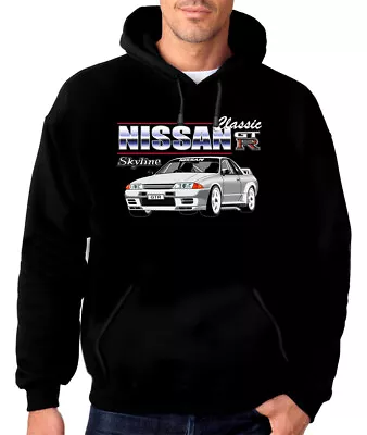 Nissan  R32   Gtr   Skyline     Quality Black Hoodie  (8 Car Colours)     • $59.99