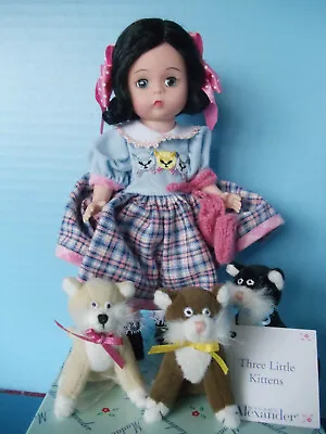 2000 Madame Alexander THREE LITTLE KITTENS 8  Doll #26970 Nursery Rhyme Coll • $49.95