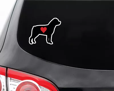 I Love Heart Rottweiler Dog Decal Sticker -Car  Window  Laptop • $3.75