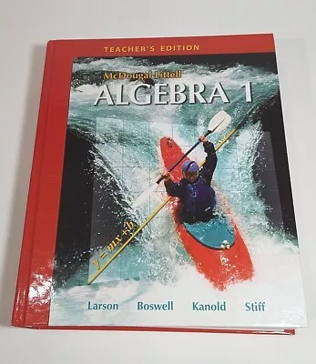 McDougal Littell Algebra 1: Teacher's Edition 2007 Hardcover  • $45