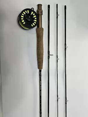 White River Bighorn 7’6” 3WT 4pc Fly Fishing Rod And Reel Combo  (used) • $49.99