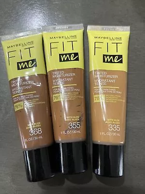 3 Maybelline Fit Me Tinted Moisturizer 368 355 335 • $8.99