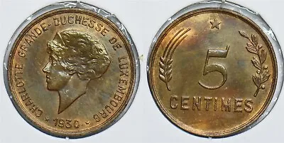 Luxembourg 1930 5 Centimes 241045 Combine Shipping • $32.49