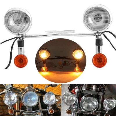 $69.99 • Buy Passing Light Bar & Turn Signals For Yamaha V-Star Vstar V Star XVS 1100 Custom