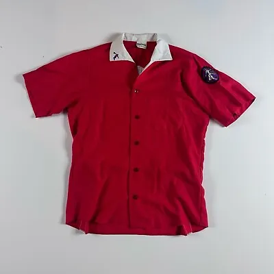 Vintage King Louie Embroidered Bowling Shirt Medium 70s • $59.99