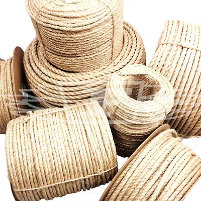 £5.89 • Buy CAT SCRATCH SISAL ROPE 6mm X 6 Meters NEW NATURAL SISAL ROPE COIL POST PARROT