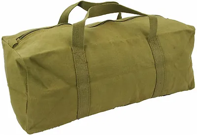 Mens Equipment Combat Army Military Duty Tool Travel Canvas Pack Surplus Kit Bag • £110.99