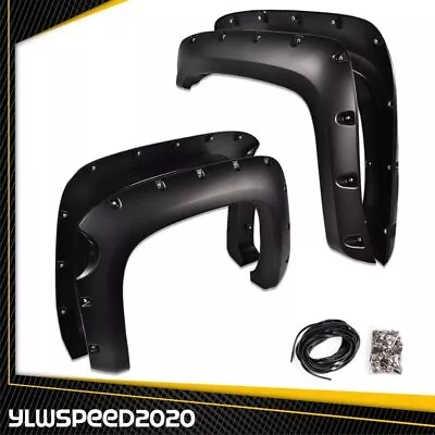 69  Short Bed Fender Flares Pocket Style Fit For 2007-13 Chevy Silverado 1500 • $79.80