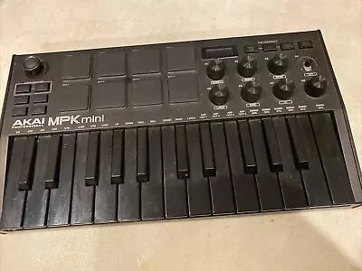 Akai MPK Mini MK3 25-Key MIDI Keyboard Compact Controller Black • $50