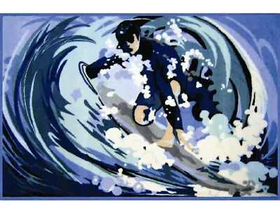 LA Rug Fun Time Collection Surfin Area Novelty Rug 19 X 29 Inch • $28.77