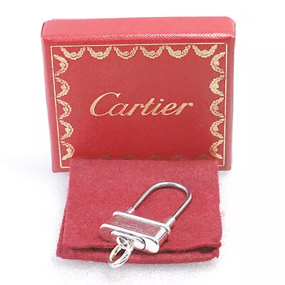 Cartier Sterling Silver925 U-shaped Key Ring Chain Holder Bag Charm W/BoxPouch • $225