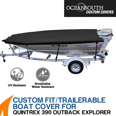 $199.99 • Buy Oceansouth Custom Fit Boat Cover For Quintrex 390 Outback Explorer