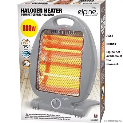 Halogen Electric Heater 800w Portable Instant Heat Free Standing Quartz • £11.99