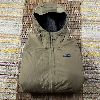 Patagonia Insulated Torrentshell H2No Waterproof Puffer Jacket Khaki Tan Men XL • $159.95