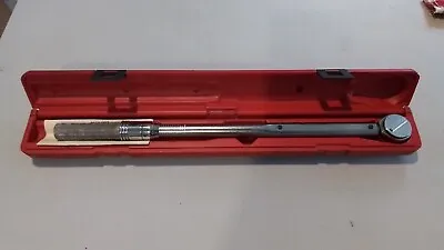 MATCO 1/2 INCH DRIVE TORQUE WRENCH T-250FR WITH Case And ORIGINAL PAPERWORK • $124.98