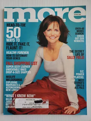 2000 MORE Magazine SALLY FIELD Jamie Lee Curtis Ivana Trump Julie Andrews Cher • $19.99