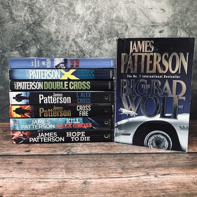 $42.56 • Buy James Patterson Bundle Alex Cross Series Paperback Book X8 Mystery Crime Lot