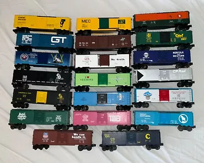 Massive Lot 20 Lionel Trains Full Size Boxcars Excellent Plus Fresh Condition • $31