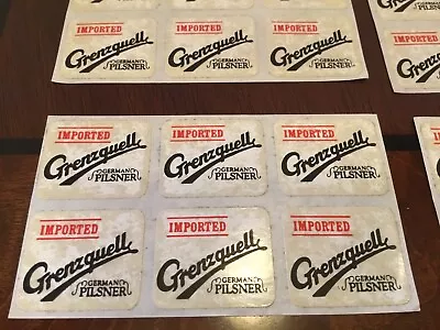 Vintage Grenzquelle German Pilsner Stickers • $4