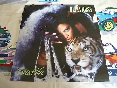 Diana Ross Eaten Alive Original 1985 Capitol Records Vinyl Lp • £10