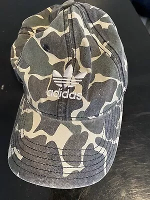 Adidas Originals Women's Forest Camo Green Relaxed Adjustable Cap Hat • £11.57