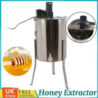 Large Motorized Electric Honey Extractor Separator - 4 Frame - Express Shipping • £212.34