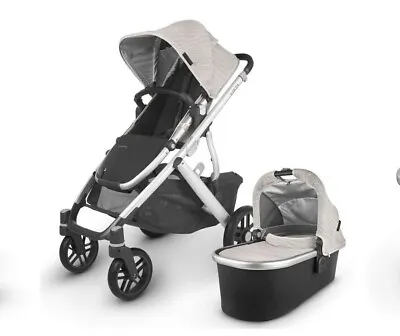 UppaBaby Vista Pushchair Carrycot Travel System. Colour Cream 2017 Model • £150