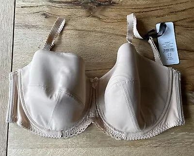 Charnos Superfit Josephine Multiway Underwired Bra Beige 32G • £10