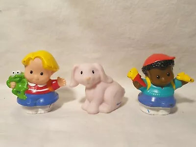 Fisher Price Little People Rabbit 3 Pack Toys Kids 2002 2008 Bundle Animal • $19.99