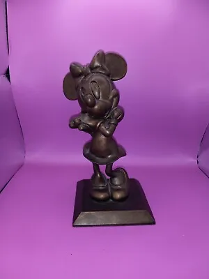 Disney's Minnie Mouse 9  Dark Bronze Color Figurine Statue • $99.99