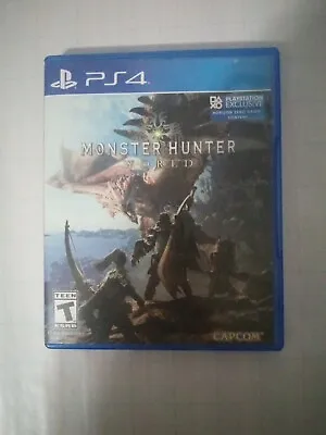 Monster Hunter World - (PS4 2018) • $6