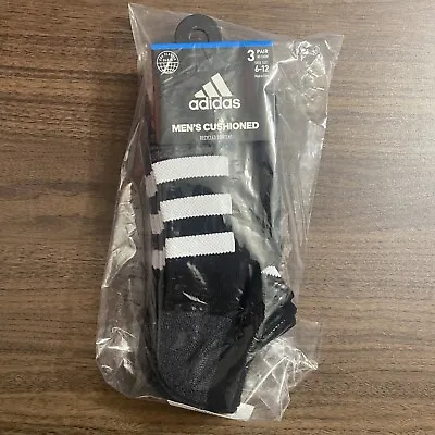Adidas Mens 3 Pack Superlite No Show Socks Lightweight Black Grey 6-12 Training • $11.99
