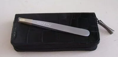 Mary Kay Premium Tweezers W/ Black Faux Leather Travel Case ~ New • $8.95