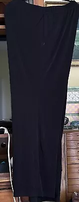 NWT Marla Wynne Wide Leg  Pull On Black Pants 1X • $29