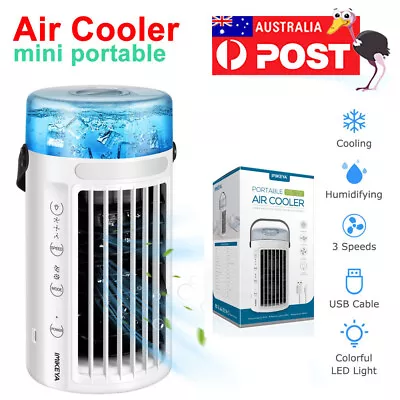 $26.99 • Buy Mini Portable USB Arctic Air Conditioner Air Cooler LED Cooling Fan Home Office