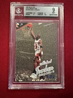 Michael Jordan 1997 Fleer Ultra Gold Medallion #23G BGS 9 Mint .5 Away From Gem • $299.99