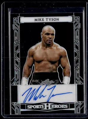 2024 Leaf Sports Heroes Prismatic Black #BAMT1 Mike Tyson 23/35 Auto Autograph • $107.50