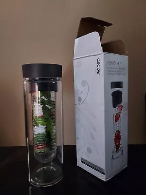 Asobu By ADNART 20 Oz. Glass Water Bottle With Built In Fruit Infuser • $14