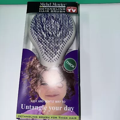 Michel Mercier Kids Detangling Brush White/Purple - For Thick Hair • $19